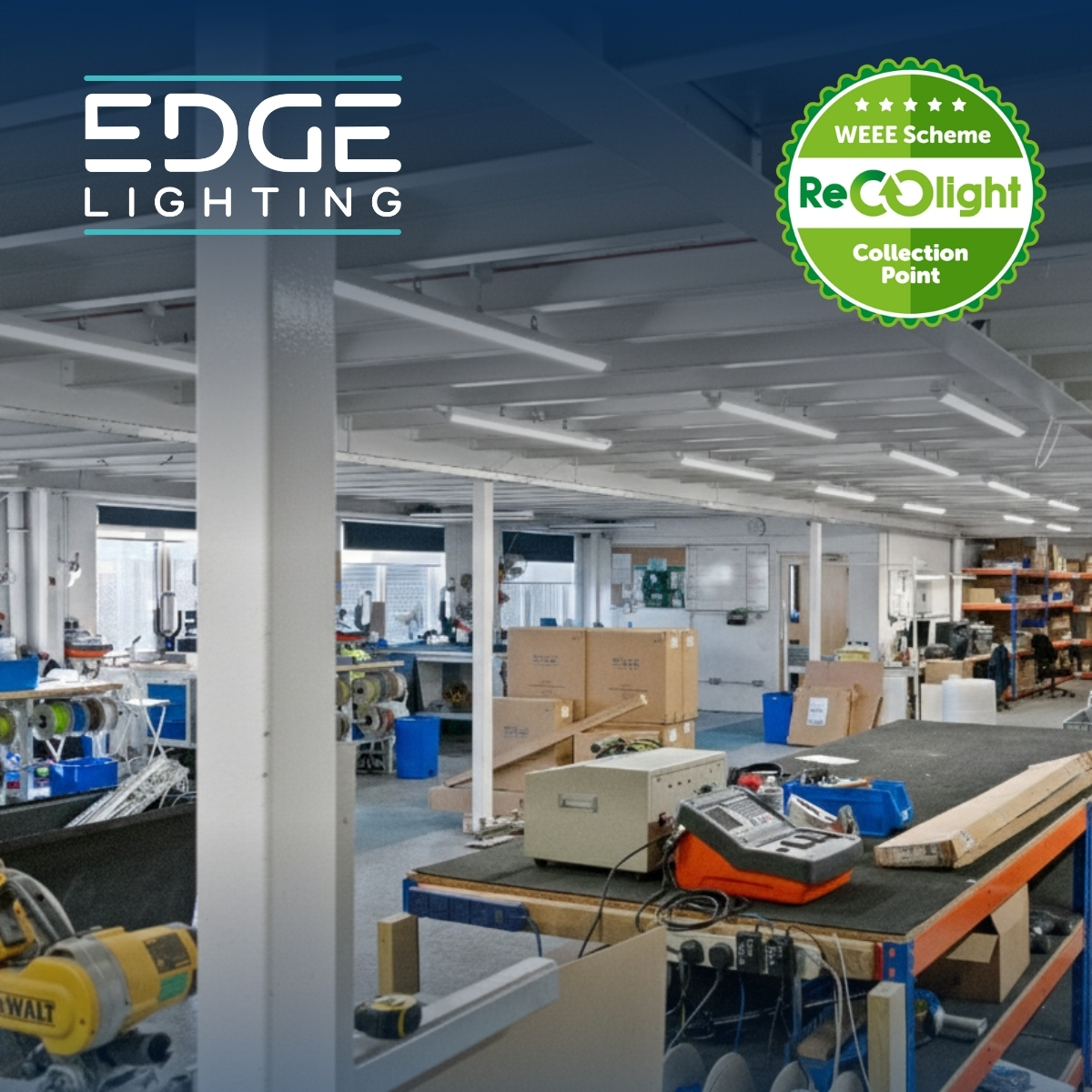 EDGE LIGHTING BECOMES AN OFFICIAL RECOLIGHT WEEE COLLECTION POINT Edge Lighting