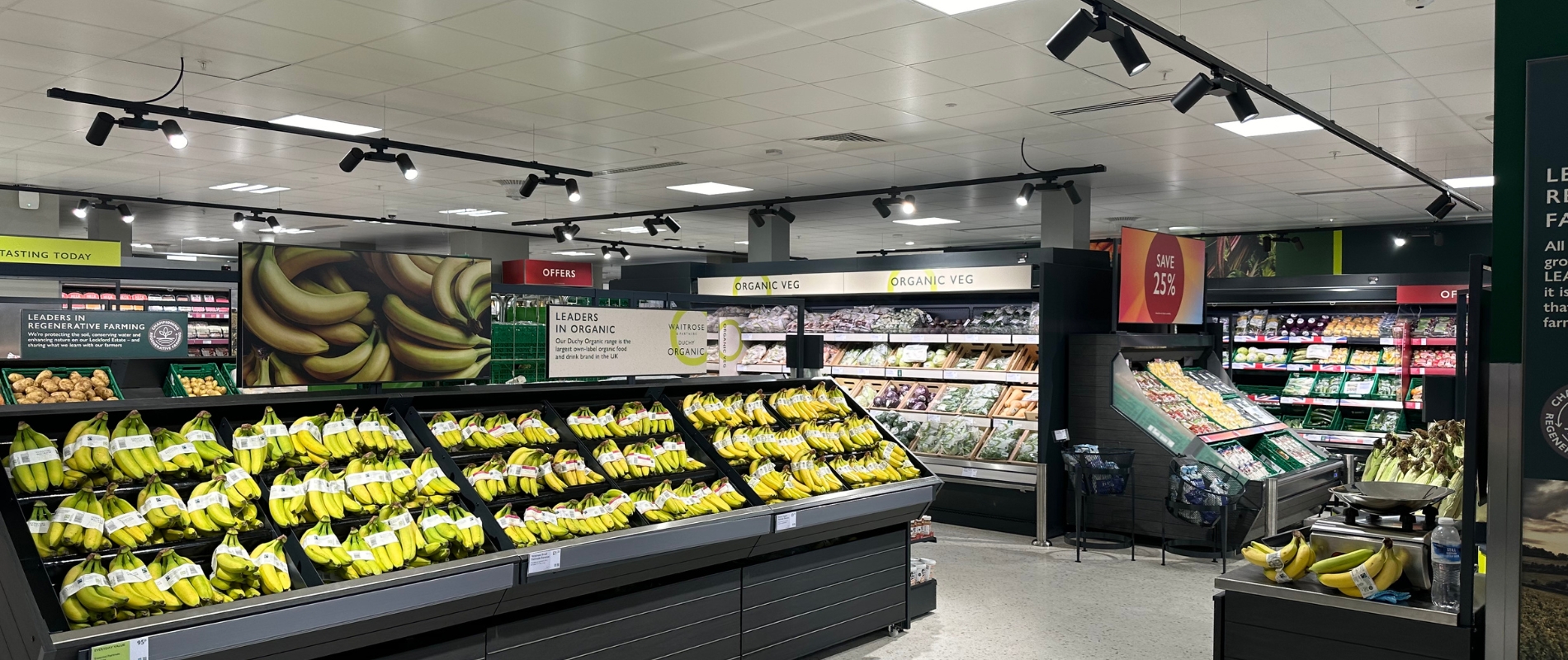 Waitrose John Barnes Edge Lighting